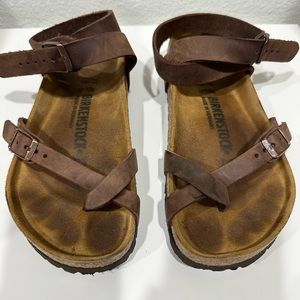 Birkenstock Yara Footbed Sandal Brown Size 37